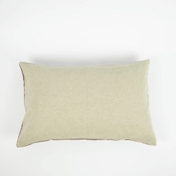 Coussin Daisy velours Brun - 40x60 cm