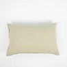 Coussin Daisy velours Brun - 40x60 cm