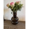 VASE EN VERRE - PORTO - D.18xH.31 cm - FUME - NOORI