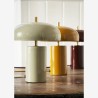 LAMPE DE TABLE EN EMAIL - HAUTE - BORDEAUX - MADAM STOLTZ