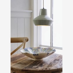 SUSPENSION EMAILLEE - VERT D'EAU - MADAM STOLTZ