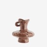 Vase grès artisanal - Marron - small
