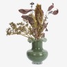 PETIT VASE EN VERRE DENTELE - VERT - D.15x19,5cm - MADAM STOLTZ