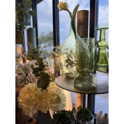 VASE BOUGEOIR EN VERT - BONDO - SMALL - H.23cm - VERT - NOORI