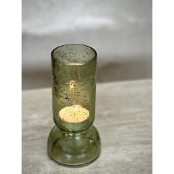 VASE BOUGEOIR EN VERT - BONDO - SMALL - H.23cm - VERT - NOORI