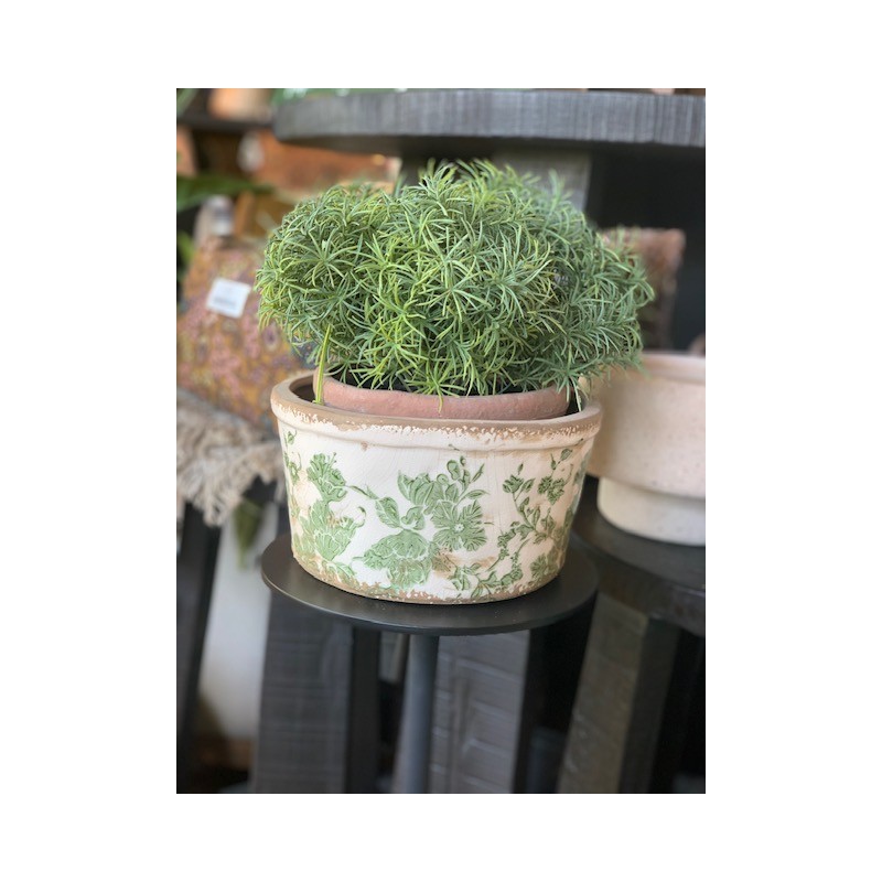 POT VICTORIA - M - BLANC ET VERT - AFFARI OF SWEEDEN