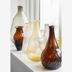 VASE RECYCLE STRUCTURE MARRON - MADAM STOLTZ