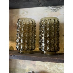 VASE BAL - VERRE VERT - D.14xH.23 cm - OPJET