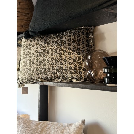 COUSSIN PRINT FLEURI DELHI KAKI - 40x60 cm - OPJET