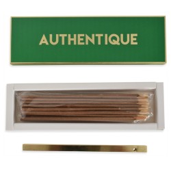 ENCENS BATONNETS AUTHENTIQUE - VERT - AVEC SUPPORT - FIGUE - OPJET