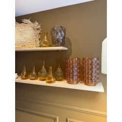 VASE BUBBLE MARRON - SMALL - D.15xH.19,7cm - OPJET