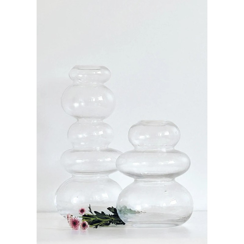 VASE ZEN TRANSPARENT - LARGE - L.11xH.23,50cm - OPJET