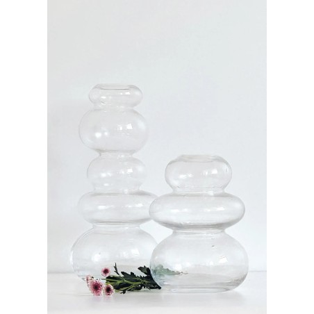 VASE ZEN TRANSPARENT - LARGE - L.11xH.23,50cm - OPJET