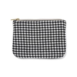 TROUSSE BRIGITTE VICHY - NOIRE - 17x12 cm - OPJET
