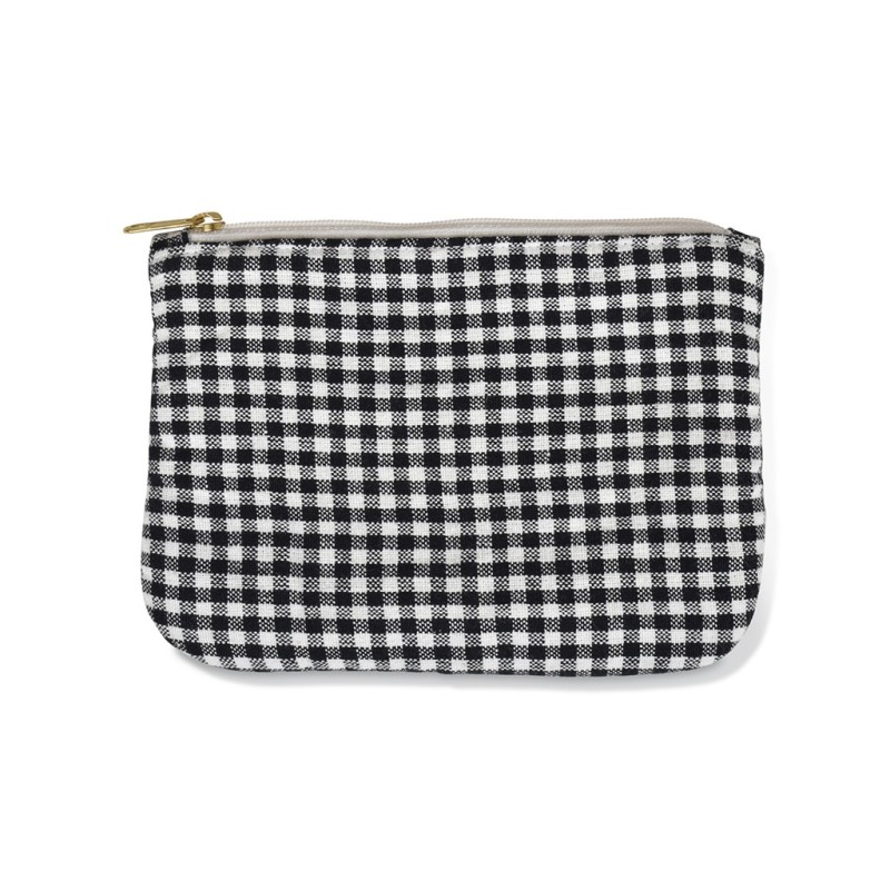 TROUSSE BRIGITTE VICHY - NOIRE - 17x12 cm - OPJET
