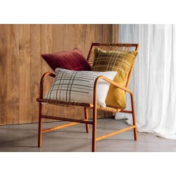 COUSSIN HENRY VELOURS BRODE - DORE - 40x55 cm - ELITIS