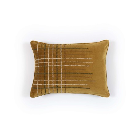 COUSSIN HENRY VELOURS BRODE - DORE - 40x55 cm - ELITIS
