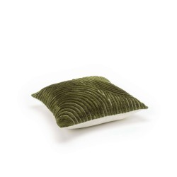 COUSSIN EDMOND LIERRE VERT - LIN & COTON BRODE - 50x50cm - ELITIS
