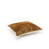 COUSSIN EDMOND OCRE - LIN & COTON BRODE - 50x50cm - ELITIS