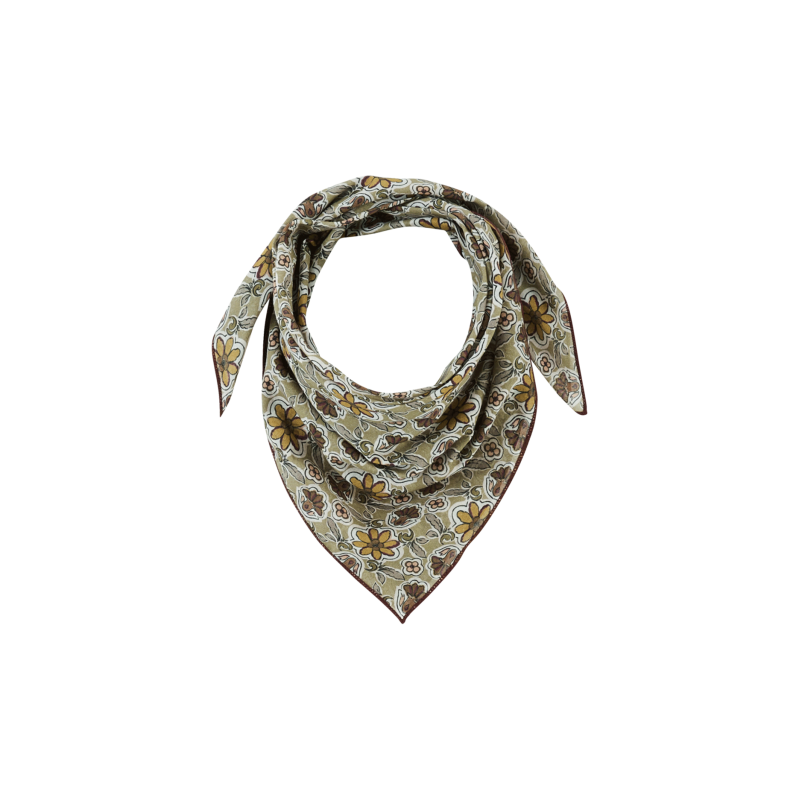 PETIT FOULARD - BIJOU JADE - 60x60cm - GABRIELLE
