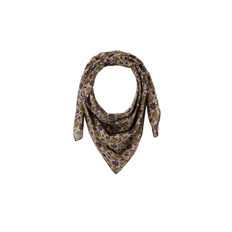 PETIT FOULARD - BIJOU TOPAZE - 60x60cm - GABRIELLE