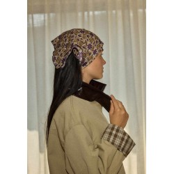 PETIT FOULARD - BIJOU TOPAZE - 60x60cm - GABRIELLE