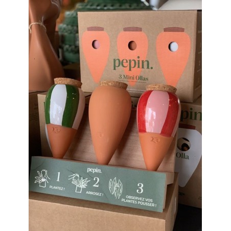 Trio Mini Olla - Les Rayés - Pepin.