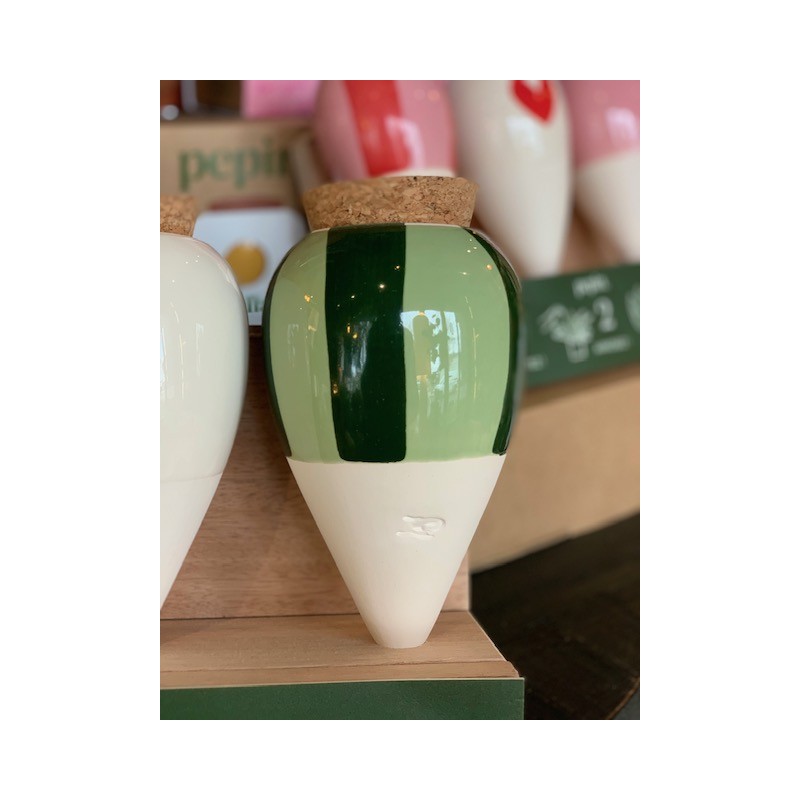 Olla - Rayé vert et vert - Pepin.