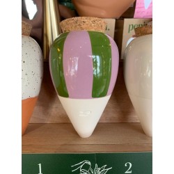 Olla - Rayé vert et Lilas - Pepin.