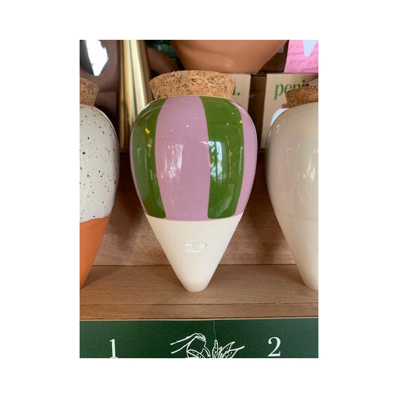 Olla - Rayé vert et Lilas - Pepin.